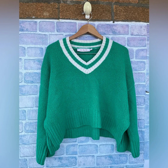 LISA SAYS GAH HELENA V-NECK JUMPER SZ XL - Picture 1 of 10
